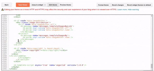 how to fix corrupt blogger theme