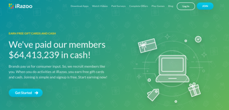 Read more about the article iRazoo Review(invite code): Earn Free PayPal Cash & Gift Cards