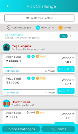 fantasy power 11 contests