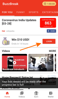 buzzbreak signup