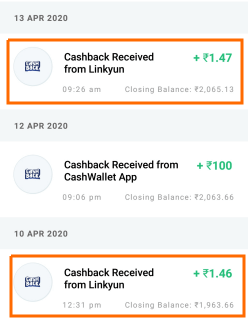 payment proof