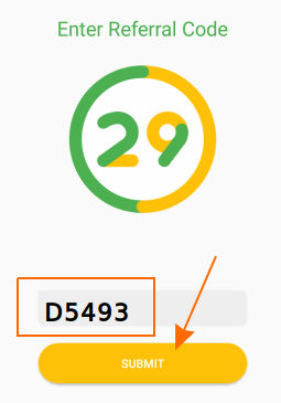 offer 29 app referral code