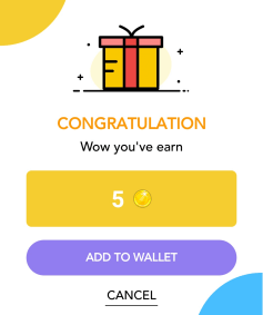 add coins to wallet