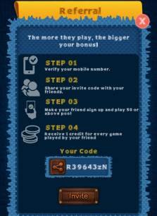 pocket ludo refer code