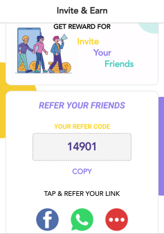 spin wala refer code