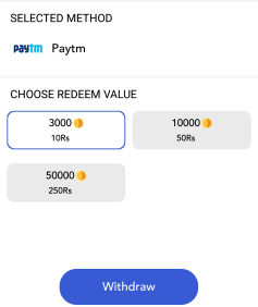 withdraw paytm cash