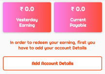add account details