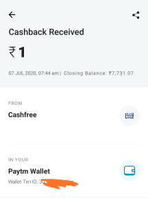 second payment proof