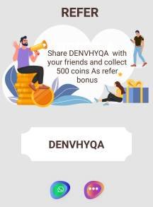 social reward refer code