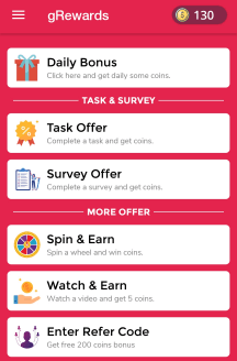 g rewards app