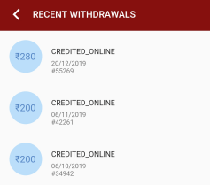 howzat withdrawal proof