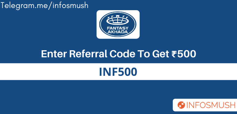 Read more about the article Fantasy Akhada Referral Code | ₹500 Bonus | Apk Download