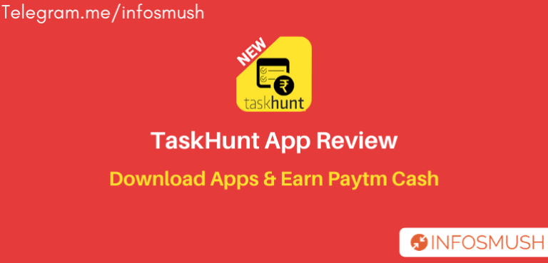Read more about the article Task Hunt Referral Code | Apk Download | Refer & Earn ₹250