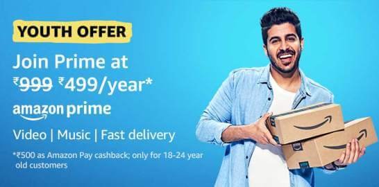 Read more about the article How to Get Amazon Prime at Rs.499/Year (2021)