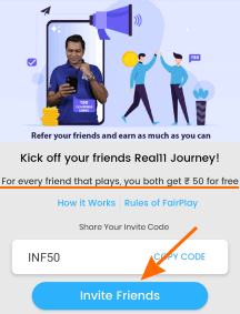 real11 invite code