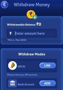 withdraw money