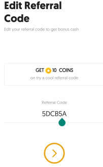 edit referral code