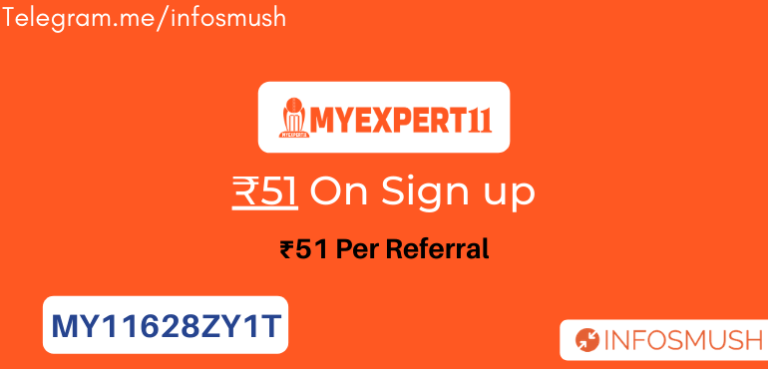 Read more about the article MyExpert11 Referral Code: ₹51 Bonus | Play Daily Fantasy Cricket