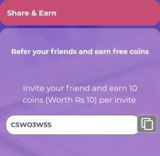 share and earn