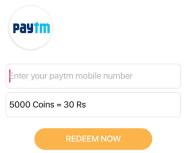 redeem paytm cash