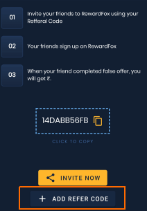 add refer code