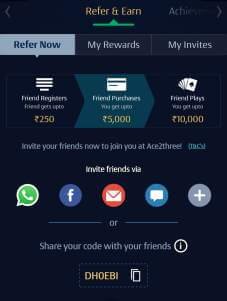 ace23 referral code