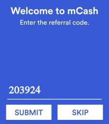 mcash app referral code