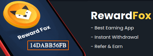 reward fox app referral code