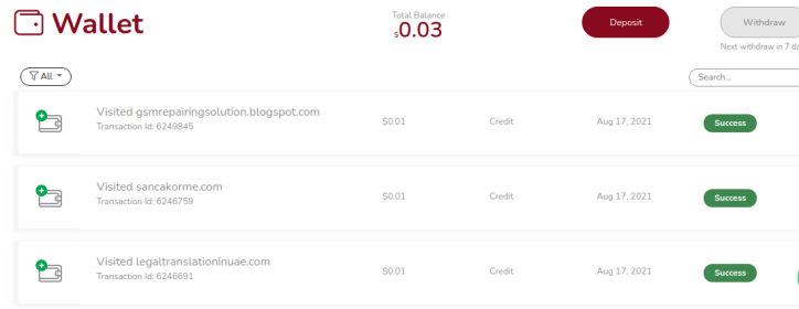 trafficbuc.com wallet