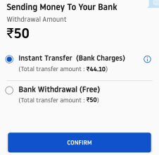 instant transfer bank