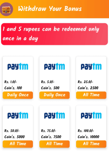 redeem paytm cash