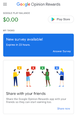 recompensas de opinión de google