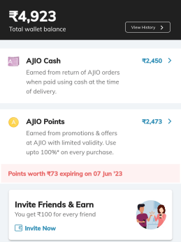 ajio wallet