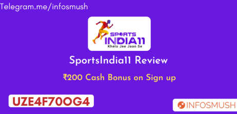 Read more about the article SportsIndia11 Referral Code: Get ₹200 Bonus| Apk Download