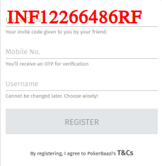 pokerbaazi invite code