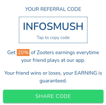 zooters referral code