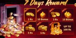 rummy king daily bonus