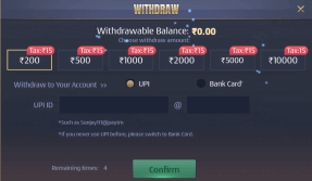 withdraw money