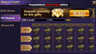 vip rewards