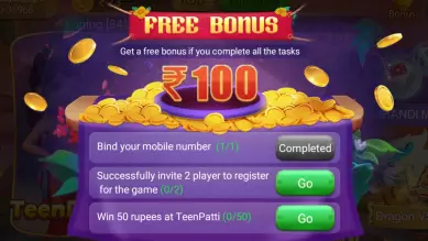 teen patti circle 100 bonus