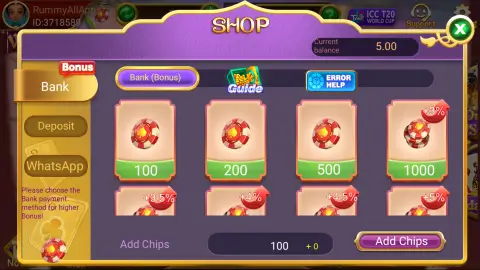 rummy go add cash