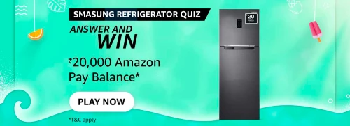 amazon refrigerator quiz answers today